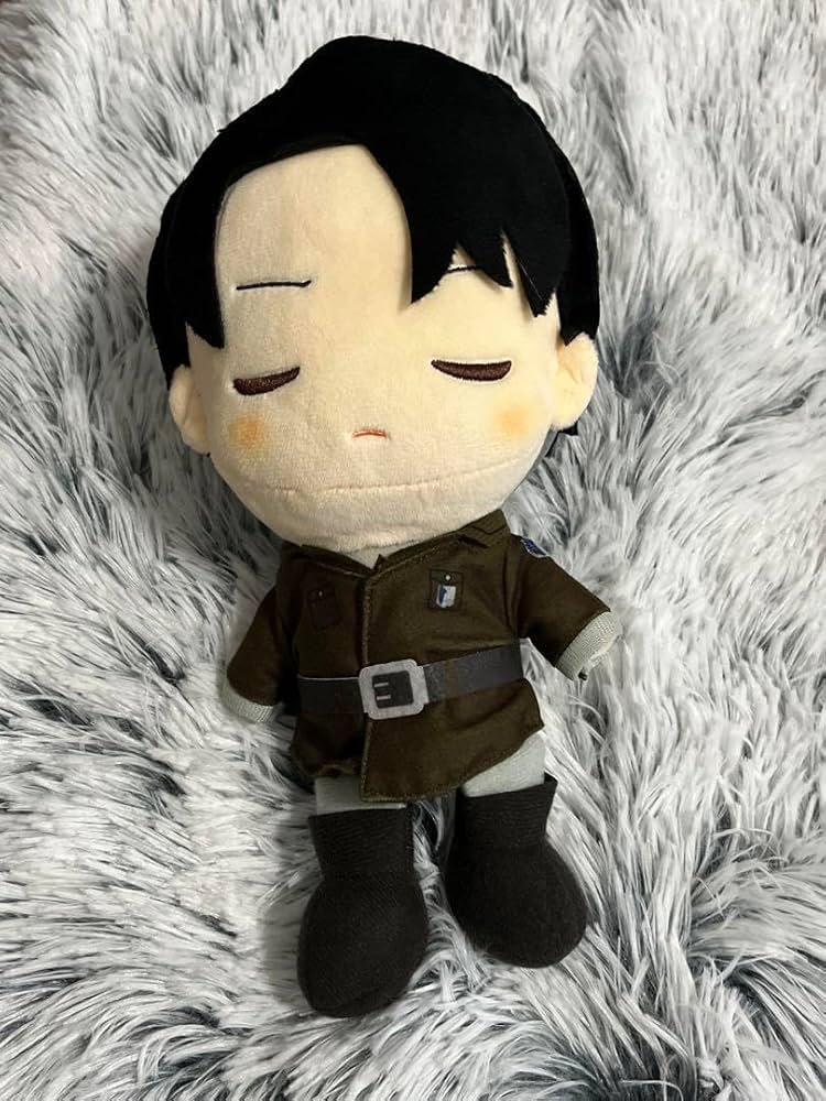 Amazon.co.jp: 進撃 リヴァイ おやすみ調査兵団 ぬいぐるみ